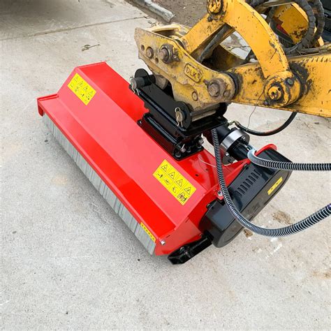 hydraulic flail mower mini excavator|kubota mini excavator mower attachment.